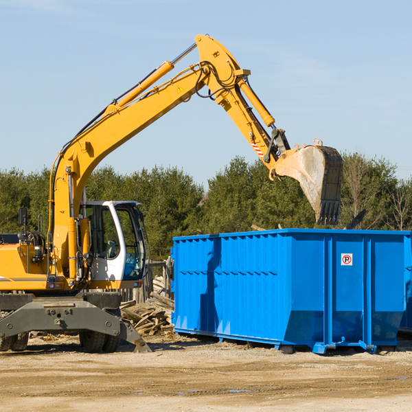 are there any restrictions on where a residential dumpster can be placed in La Valle